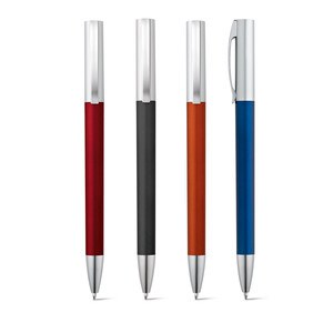 Twist action ball pen with metal clip - Egotier 91671