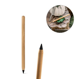 Inkless pen in bamboo with graphite tip - Egotier 91773