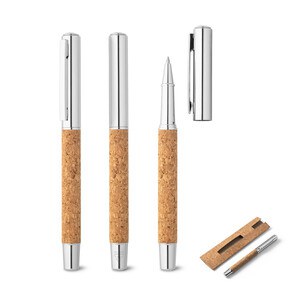 Roller with stainless steel body (90% rSS) and cork with clip - Egotier 91783