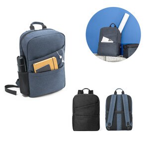 15'6'' laptop backpack in 600D recycled polyester - Egotier 92080