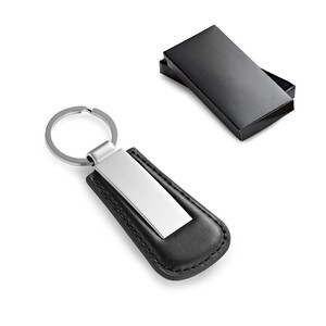 Metal Keyring with PU surround - Egotier 93171