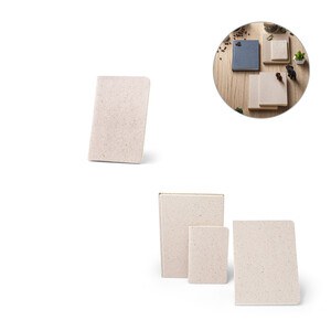 A6 notepad with flexible cover made from organic elephant matter (80%) - Egotier 93291