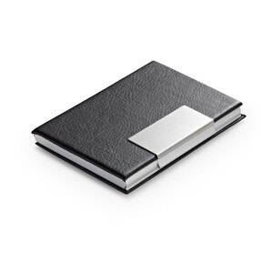 Aluminium and PU card holder - Egotier 93307