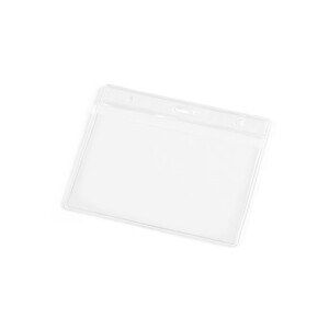 Horizontal badge holder in PVC - Egotier 93357