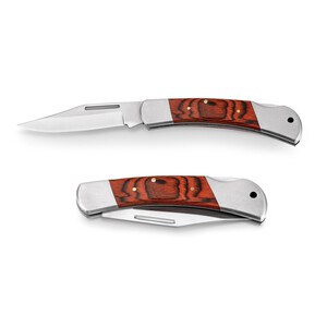 Pocket knife in stainless steel and wood - Egotier 94031