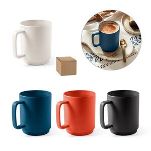 Ceramic mug with cylindrical body 330 mL - Egotier 94273