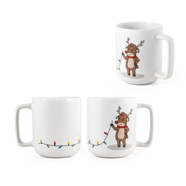 Mug with Christmas print 330 mL