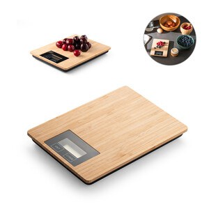 Bamboo digital kitchen scale - Egotier 94312