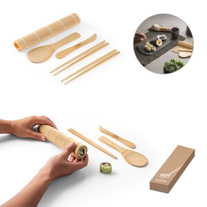 Sushi set in bamboo - Egotier 94314