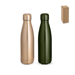 Stainless steel bottle with matt metallic finish 510 mL - Egotier 94335