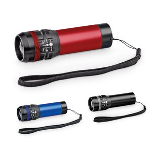 Aluminium torch with zoom function with 3 light modes - Egotier 94758