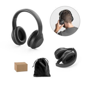 Foldable wireless headphones with ANC and 15h of autonomy on recycled ABS (100% rABS) - Egotier 97138
