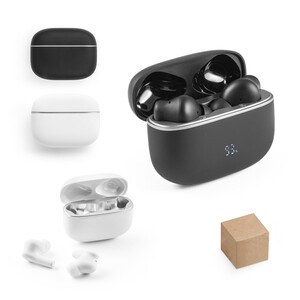 Wireless headphones in recycled ABS (100% rABS) with ANC and 7 hours of battery life - Egotier 97181