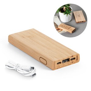 Power bank 5.000 mAh in bamboo - Egotier 97915