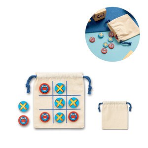 Classic 10-piece plywood Tic Tac Toe game - Egotier 98097