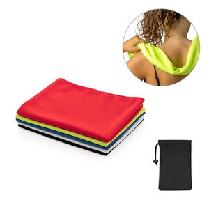 Recycled polyester (100% rPET) fitness cooling towel with non-woven pouch - Egotier 99969
