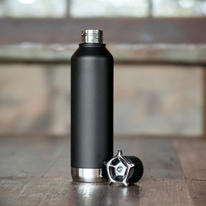 Spiglo Bottle rSS 780ml. Double wall and Leakproof. Wheel shaped lid - Rupt ABT002