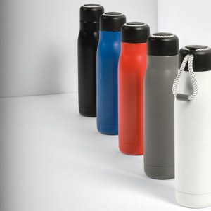 Lena Bottle rSS 570ml. Double wall and Leakproof. rPET handle - Aodaci ABT018