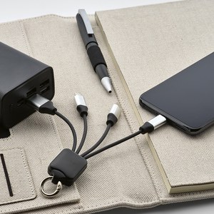 Sagan 4-in1 Cable rTPR. Backlit logo and hanging loop - Aodaci ACB005
