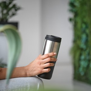 Orange Travel Cup rSS 600ml. Triple wall and Leakproof - Aodaci ACP004