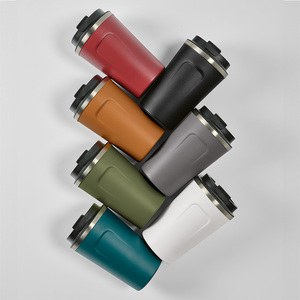 Limpopo Travel Cup rSS 490ml. Double wall and Leakproof - Aodaci ACP008