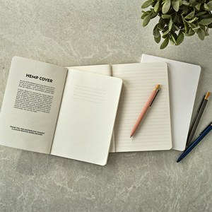 Cervantes A5 Notebook Bamboo Fibre. 70gsm recycled 196 pages - Aodaci ANT003