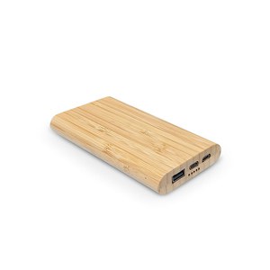 Pythagoras Powerbank Bamboo 10 000 mAh. 15W - Aodaci APW004
