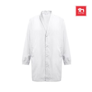 Cotton and polyester workwear jacket. White - Egotier 30250