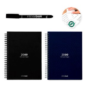 Set includes an A5"infinite Diary", cleaning kit, marker and marker holder - InfiniteBook 33202