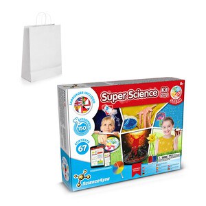 Educational kit supplied with a kraft paper gift bag (100 g/m²) - Science4You 35816