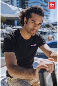 TH Clothes 30186 - Men's short-sleeved T-shirt in combed cotton