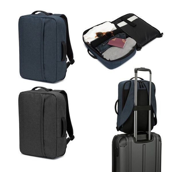 156" laptop backpack in high-density 300D recycled polyester - Egotier 92572