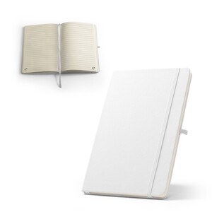 A5 notebook in recycled polyester (100% rPET) 300D, ideal for sublimation personalisation - Egotier 93653
