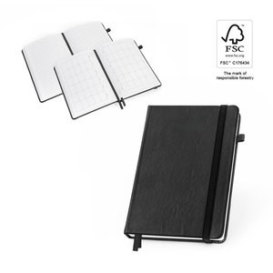 Water-based PU notebook with integrated monthly planner and lined pages - Egotier 93669